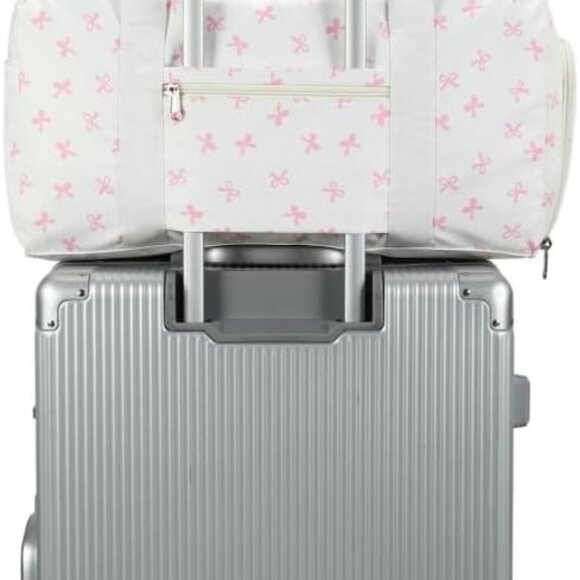 Duffle Bag for Girls Kids Gym Sports Women Workout Travel Bag Weekender with Sho - Picture 9 of 9